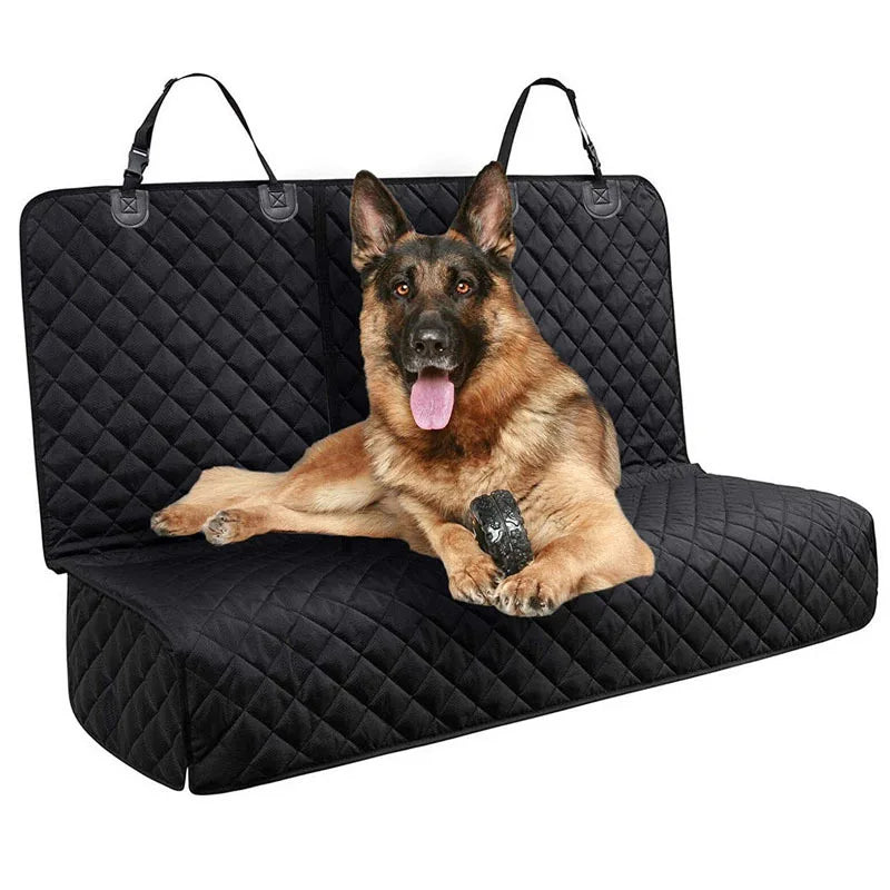 "Waterproof Dog Car Seat Cover for Back Seat – Nonslip, Universal Fit, Pet Protector Mat with Safety Features"